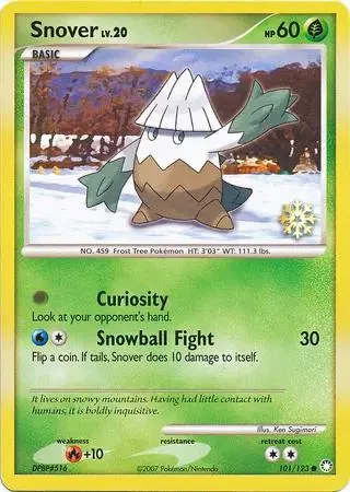 Mysterious Treasures Snover [Snowflake-Stamp] Pokémon card